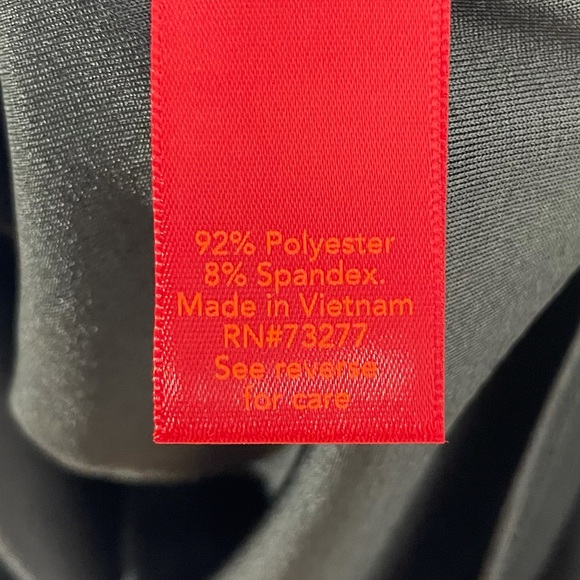 JLO Sheen Ruched Black Shiny Top XXL - Picture 10 of 11